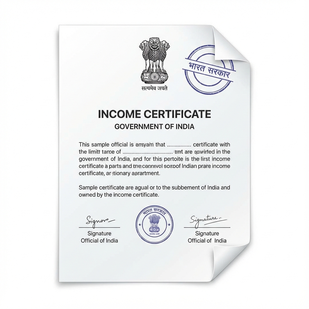 Income Certificate Apply Online