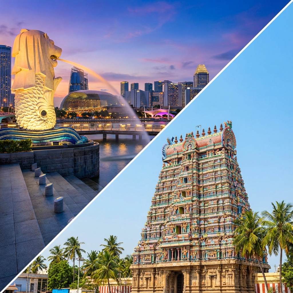 Singapore to Trichy Flight Ticket Booking