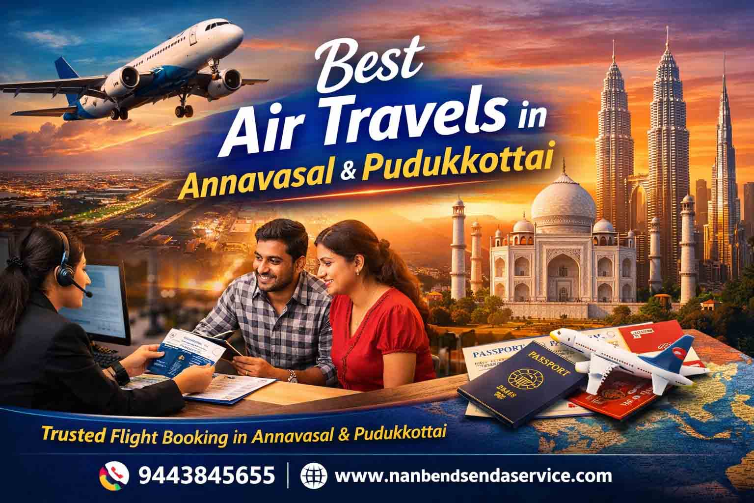 Best Air Travels in Annavasal & Pudukkottai | Nanbenda
